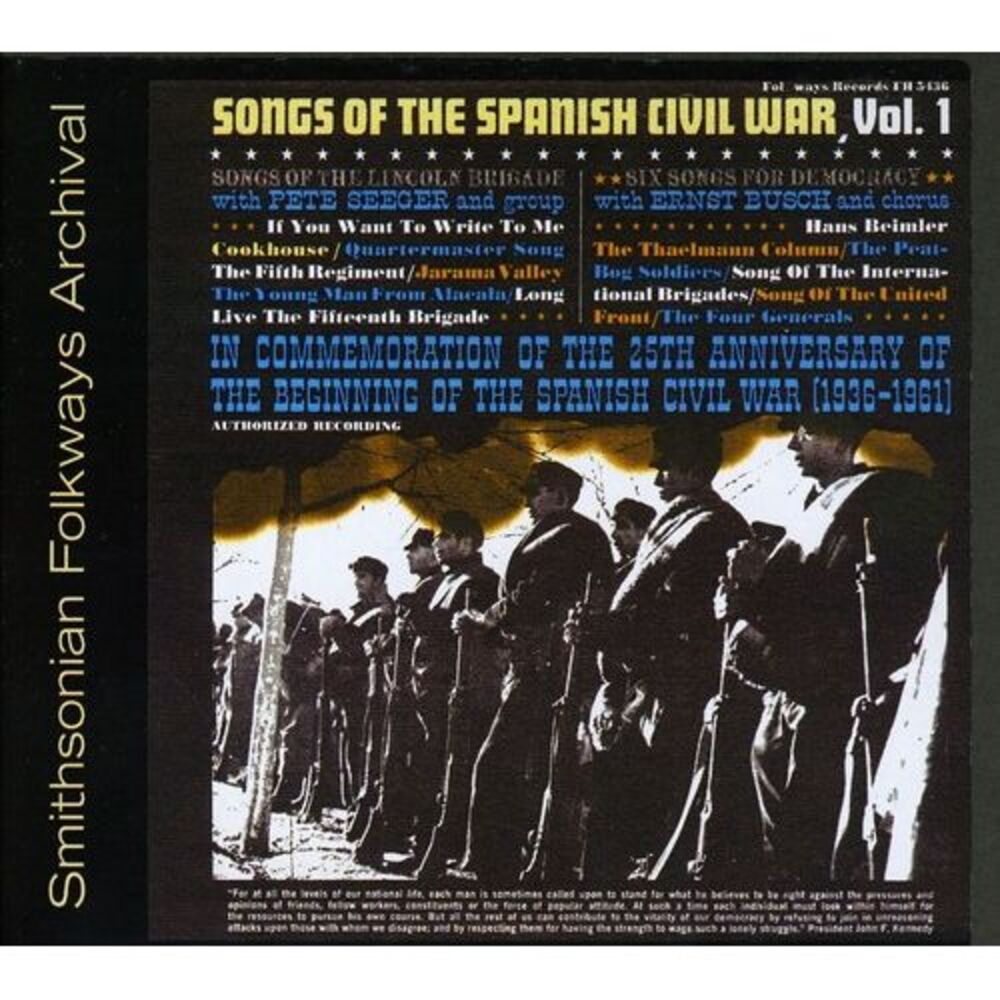Pete Seeger - Songs of the Spanish Civil War 1: Lincoln Brigade  CD